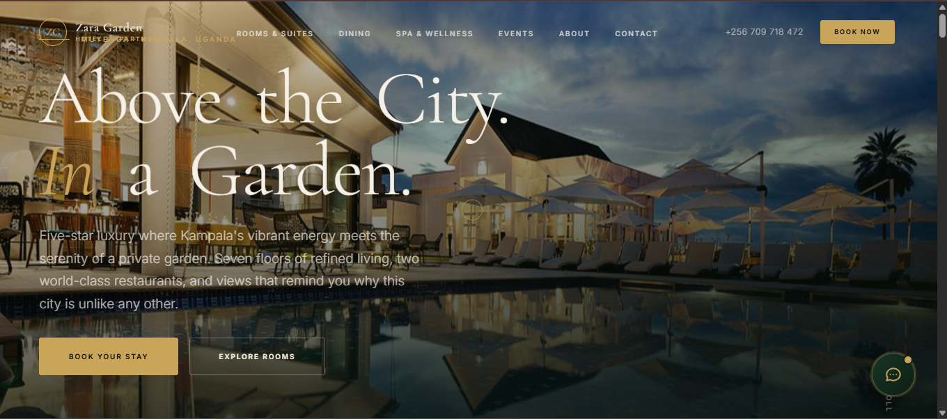 Zara Garden Hotel screenshot